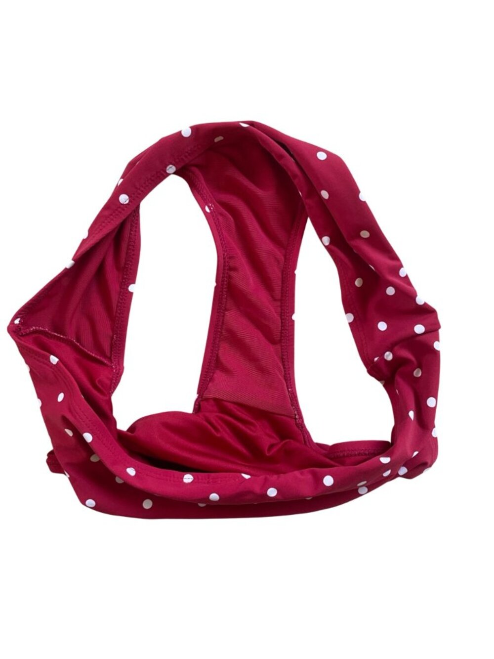 Nip Tuck Swim Red Polka Dot Tankini Set Size US 10 Full Coverage Bottoms Ruched - Picture 4 of 10